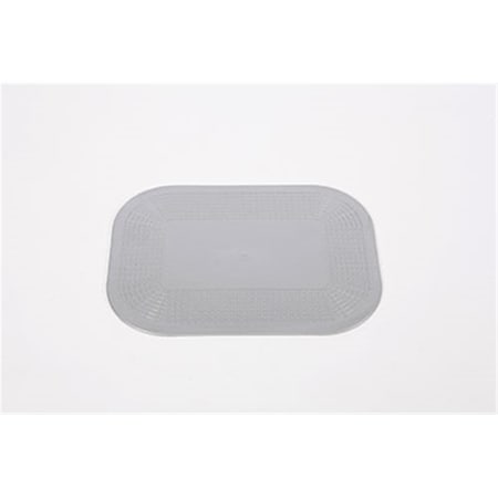 Fabrication Enterprises 7.5 x 10 in. Dycem Non-Slip Rectangular Pad, Silver 50-1590S